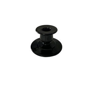 Vintage black amethyst 3x4 inch candlestick